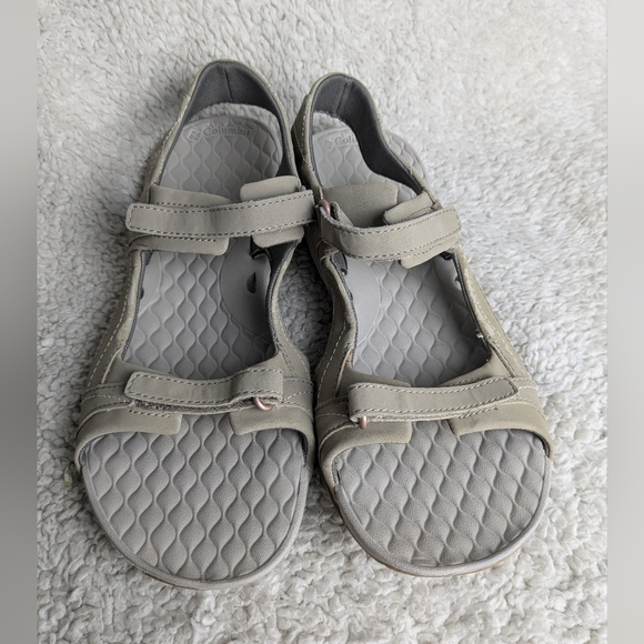 COLUMBIA Women Sandals Beige Color Size 9 Perfect For Outdoor Activities - Picture 2 of 8